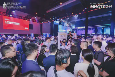 Project presentation at an INNOTECH exhibition booth