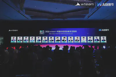 The 2026 wteam Z00 founders list at the AI Founders Festival